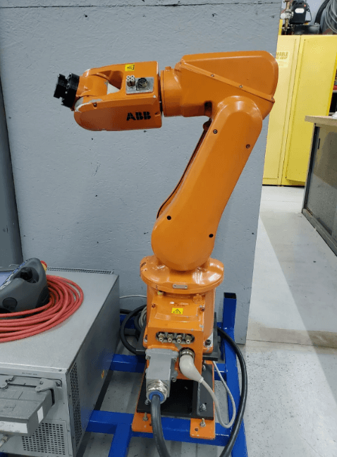 Used ABB IRB 120 Robot w/ IRC5 Controller, Teach Pendant, and Cables, 220V, 1 Phase