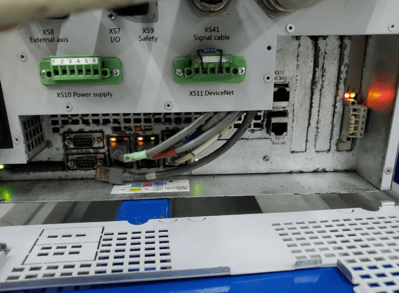 Used ABB IRB 120 Robot w/ IRC5 Controller, Teach Pendant, and Cables, 220V, 1 Phase