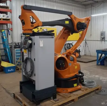 Kuka KR 100-2 PA Palletizer Robot w/ KRC2 Control 1300HRS TESTED W/ WARRANTY