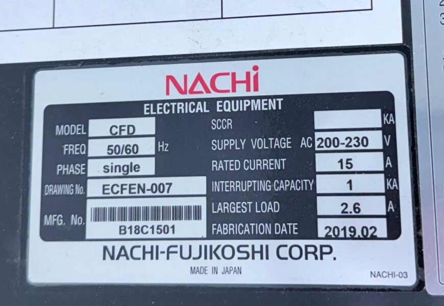 Nachi MZ01 | RobotsTrader.com