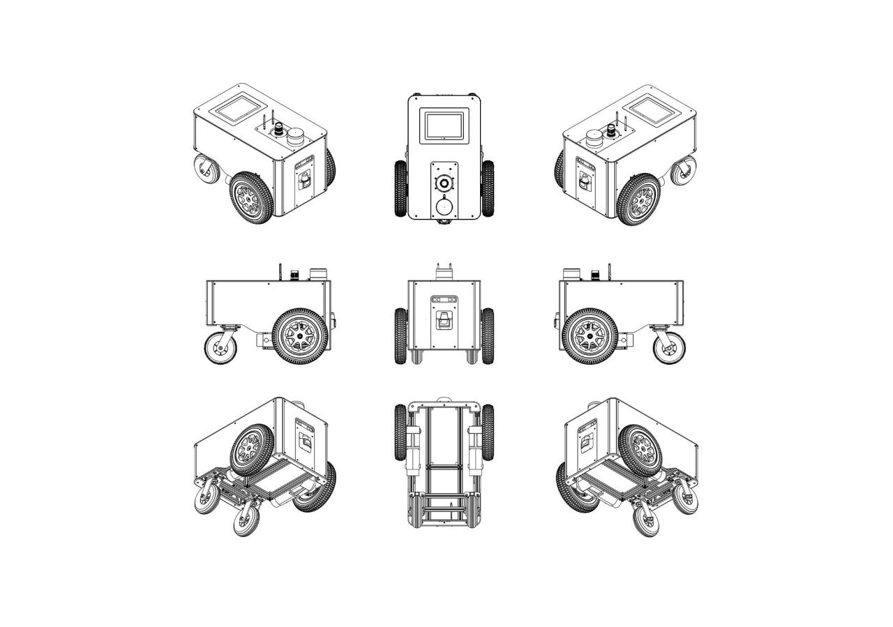 Industrial AMR / UGV Mobile Robot Platform | Physical AI Ready | VLP-16 LiDAR, SLAM, Teleop, Autonomous Waypoint Navigation | Field-Proven, IP Included