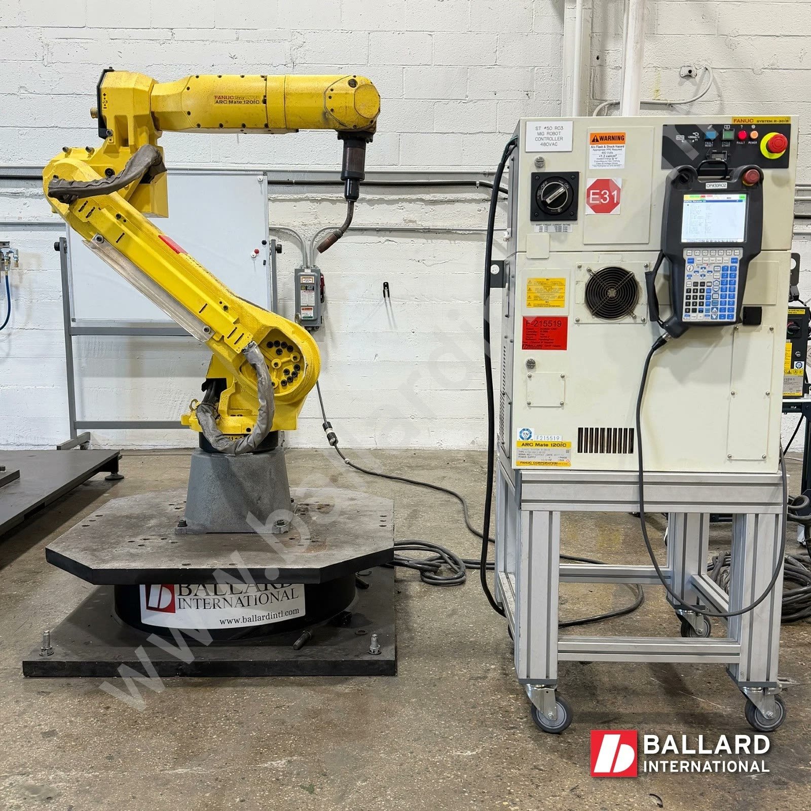 Used FANUC ARC Mate 120iC Welding Robot System w/ R30iB Controller