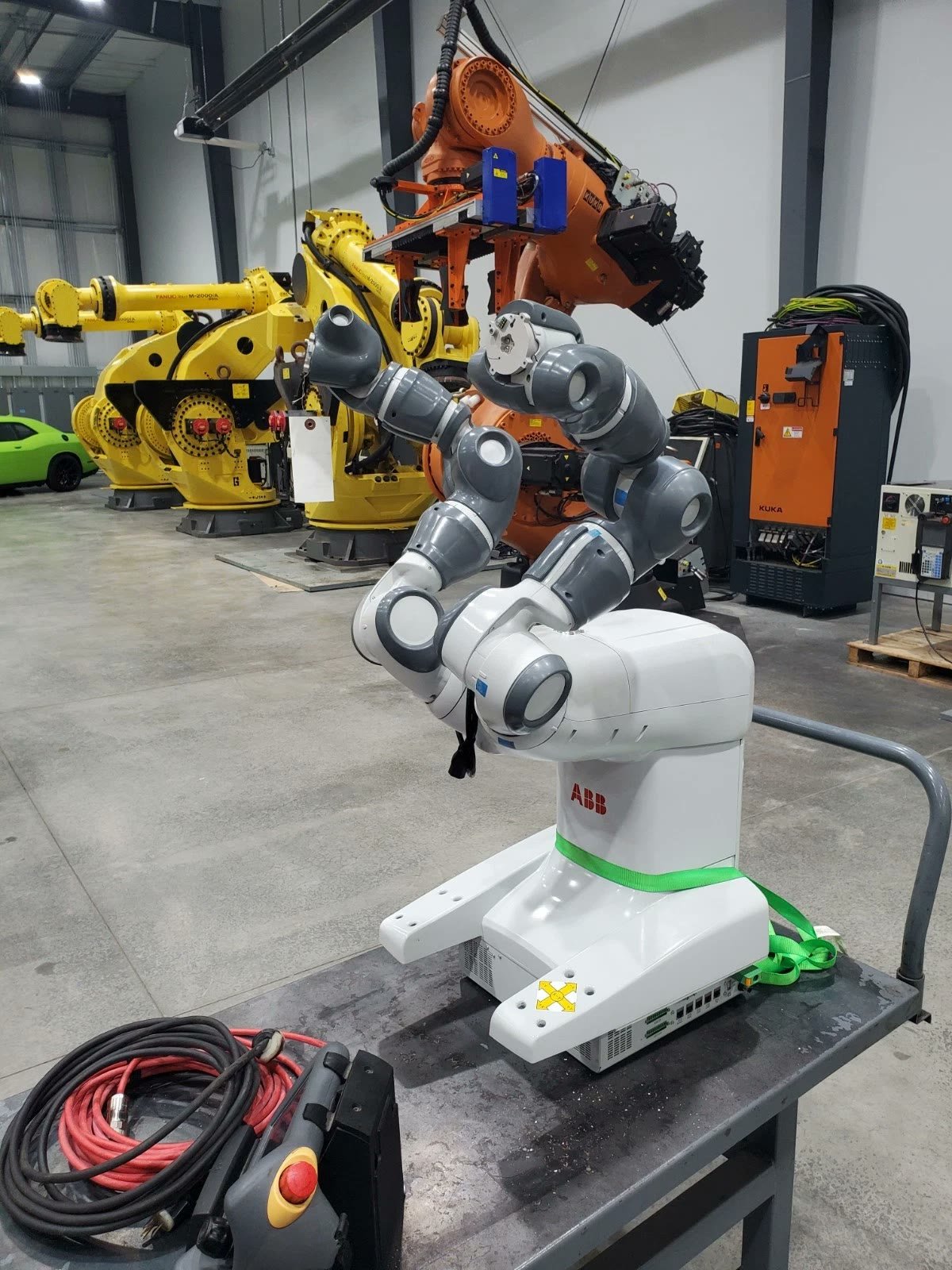 Used ABB IRB 14000 YuMi Dual-Arm Collaborative Robot w/ IRC5 Controller